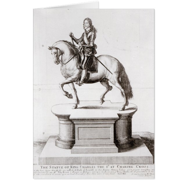 The statue of King Charles at Charing Cross (Front)