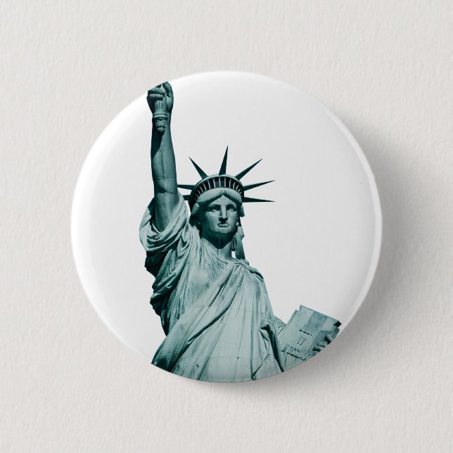 The Statue of Liberty 2 Inch Round Button (Front)