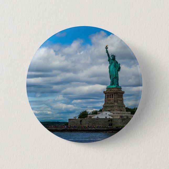 The Statue of Liberty 2 Inch Round Button (Front)