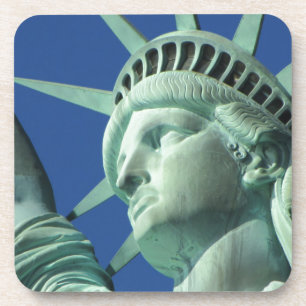 The Statue Of Liberty At New York City Coaster