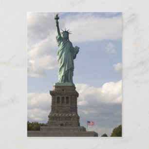 The Statue of Liberty on Liberty Island in New Postcard