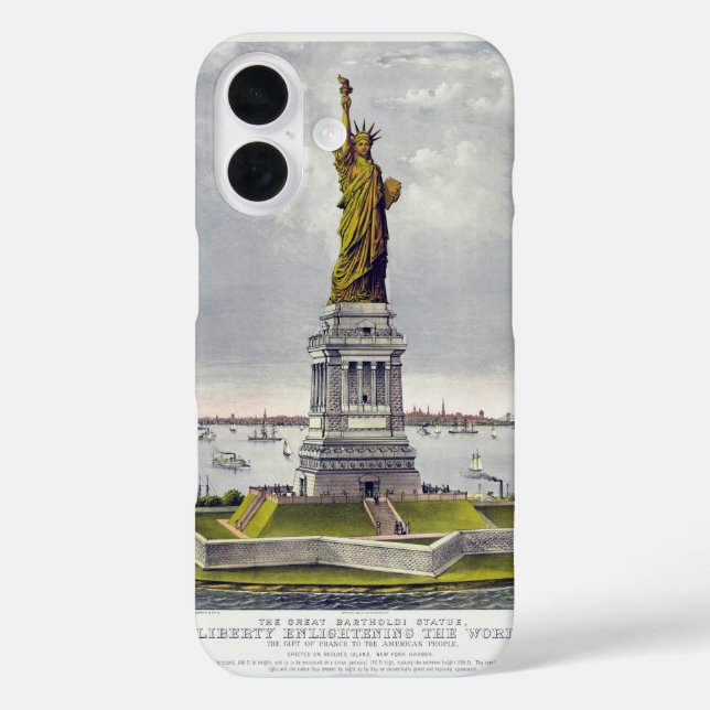 The Statue of Liberty, The Great Bartholdi Statue Case-Mate iPhone Case (Back)