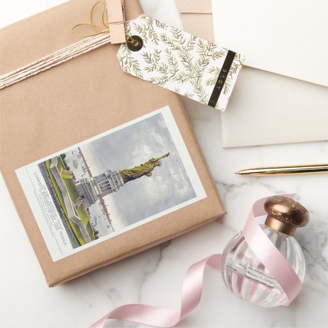 The Statue of Liberty, The Great Bartholdi Statue Sticker (Gifting)