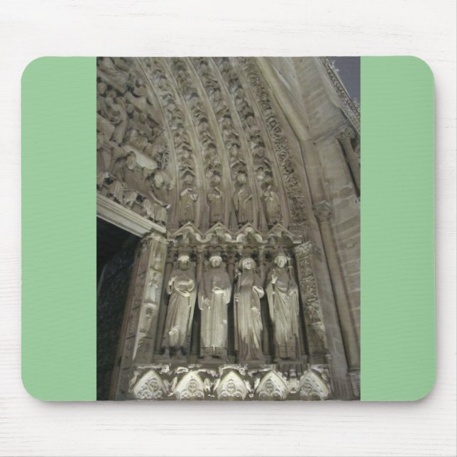 The Statutes of Notre Dame Mouse Pad (Front)