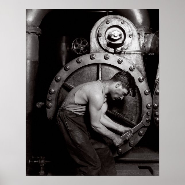 The Steamfitter, 1921. Vintage Photo Poster (Front)