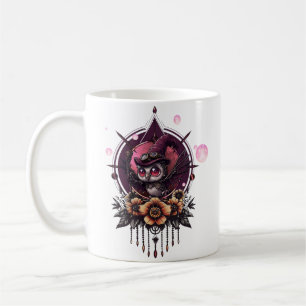 The Steampunk Owl: Guardian of Secrets. Coffee Mug