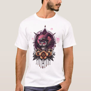 The Steampunk Owl: Guardian of Secrets.  T-Shirt