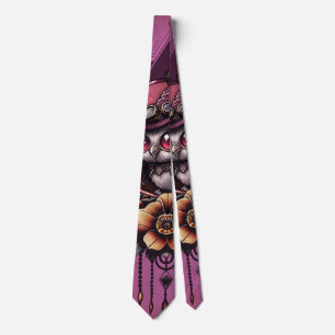 The Steampunk Owl: Guardian of Secrets.  Tie