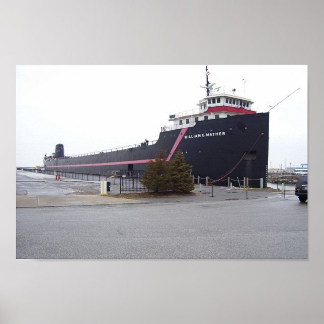 The Steamship William G. Mather Poster (Front)