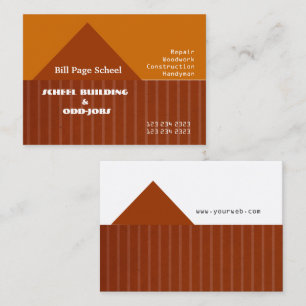 The Steeple Attic Handyman Remodeling Contractors Business Card