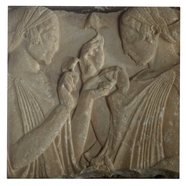 The Stele of Pharsalos depicting the glorifying of Tile (Front)