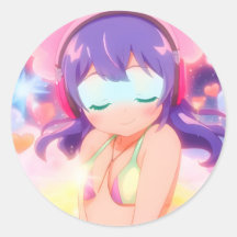 The Stellargroove Ayumi Round Sticker #04