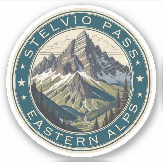 The Stelvio Pass mountain pass Italy  Switzerland  (Front)