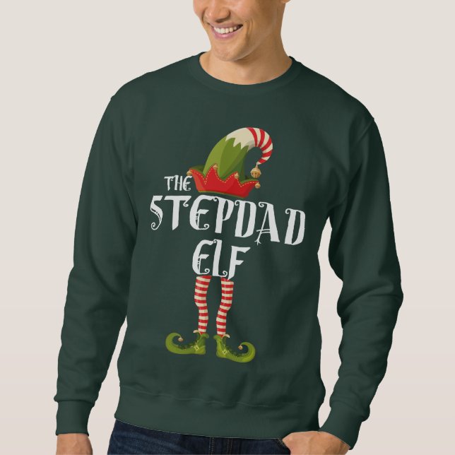 the stepdad elf sweatshirt (Front)