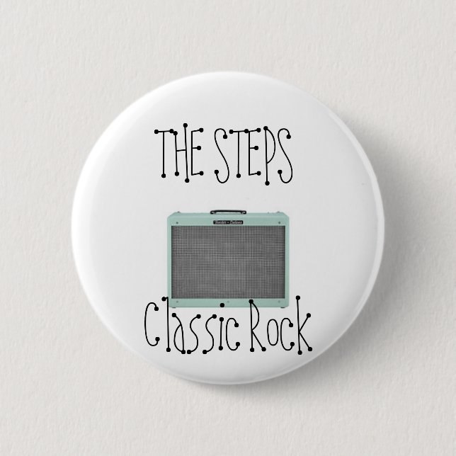 The Steps 2 Inch Round Button (Front)