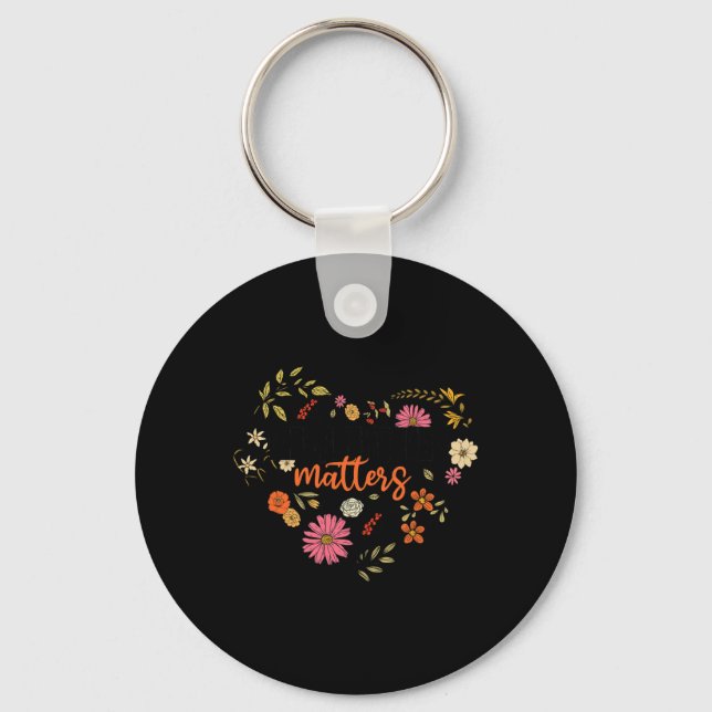 The Stigma Groovy Mental Health Problems Mental Aw Keychain (Front)