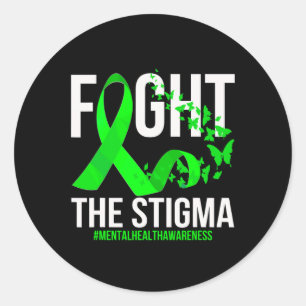 The Stigma Mental Health Awareness Classic Round Sticker