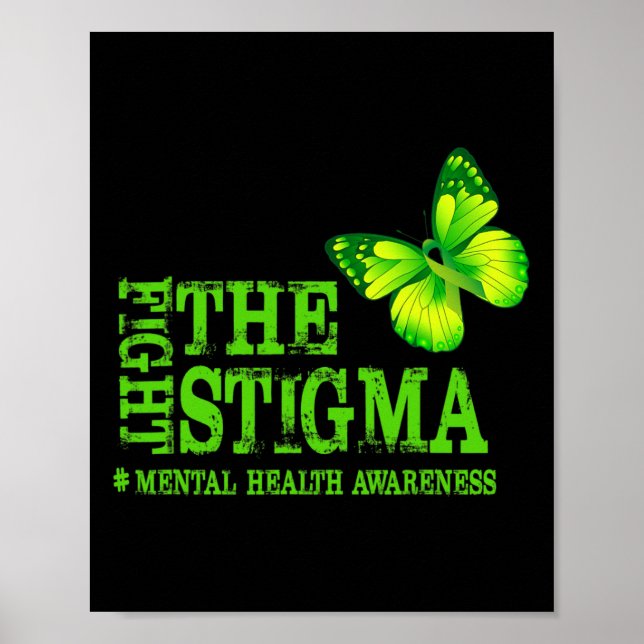 The Stigma Mental Health Awareness Month  Poster (Front)