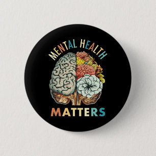 The Stigma Mental Health Problems Mental Awareness 2 Inch Round Button