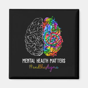 The Stigma Mental Health Problems Mental Awareness Magnet