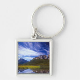The still waters of Waterfowl Lake make a Keychain