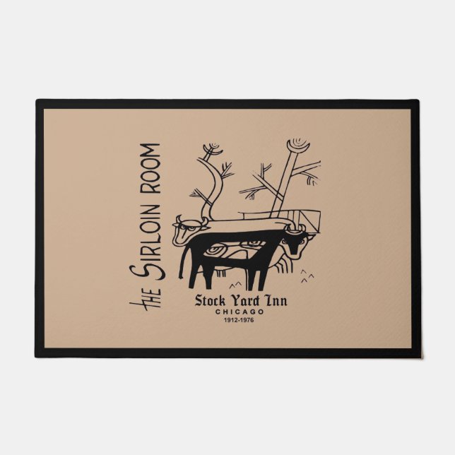 The Stock Yard Inn's Sirloin Room, Chicago, IL Doormat (Front)