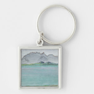 The Stockhorn Mountains and Lake Thun, 1911 Keychain