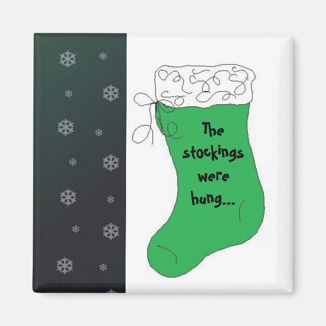 The Stockings Were Hung Magnet (Front)