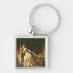 The Stolen Kiss, c.1788 Keychain