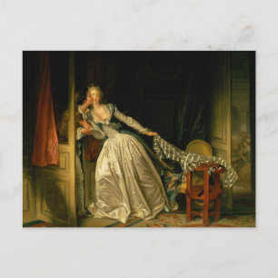 The Stolen Kiss Fragonard Postcard