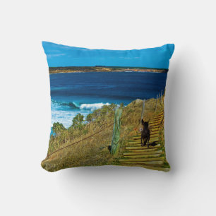 The Stolen Teddy, Lounge Throw Cushion. Pillow