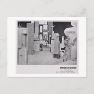 The Stone Carver's Workshop, from the Workshops of Postcard