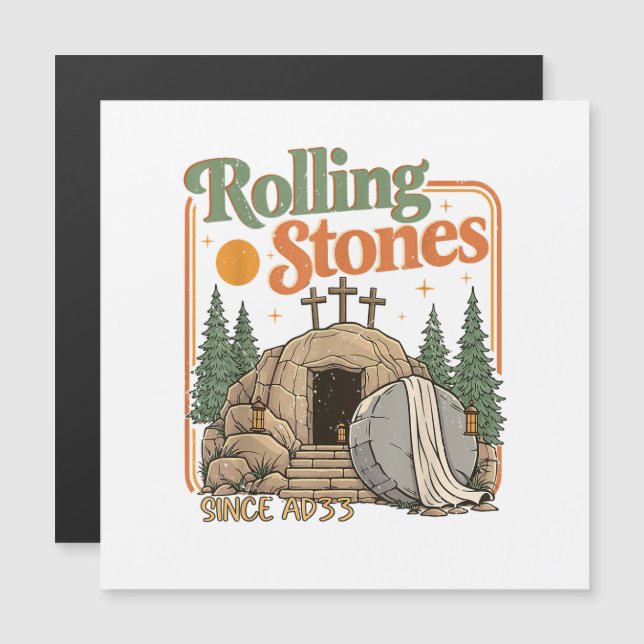 The Stone was Rolled Away He is Alive  (Front/Back)