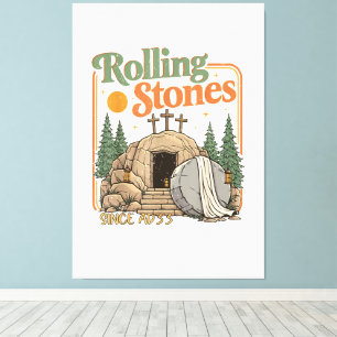 The Stone was Rolled Away He is Alive  Canvas Print