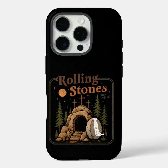 The Stone Was Rolled Away He Is Alive Easter Case-Mate iPhone Case (Back)
