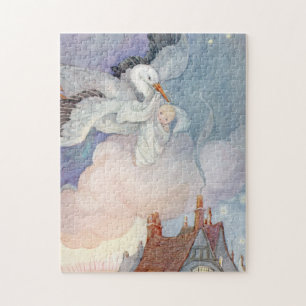 The Stork by Anne Anderson Jigsaw Puzzle