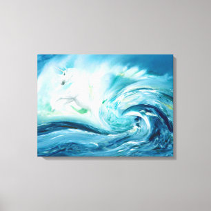 The Storm Brings Gifts Stretched Canvas Print