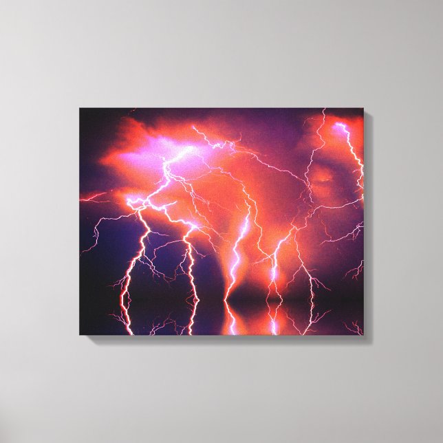 The storm is coming soon canvas print (Front)