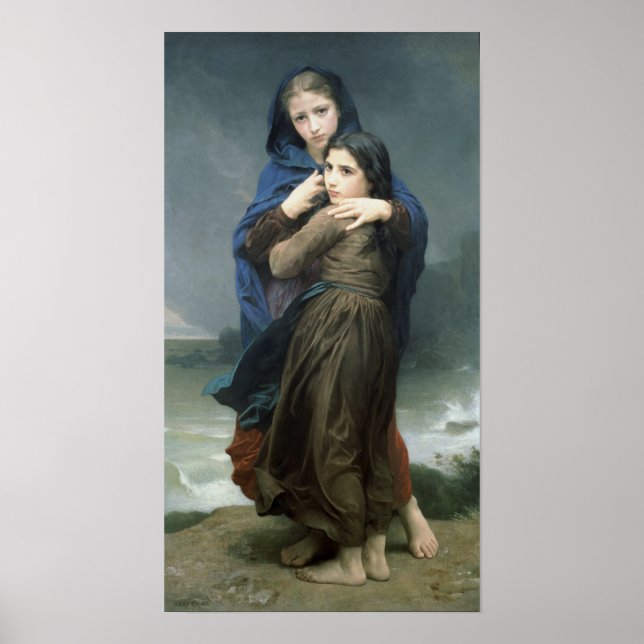 The Storm (L'Orage) by Bouguereau Poster (Front)