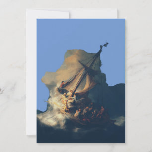 The Storm on the Sea of Galilee Holiday Card