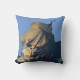 The Storm on the Sea of Galilee Throw Pillow