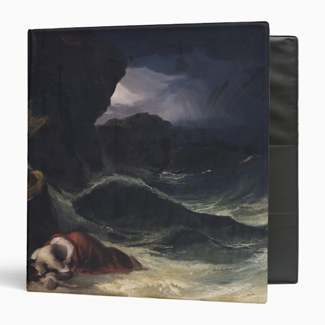 The Storm, or The Shipwreck Binder (Front/Inside)
