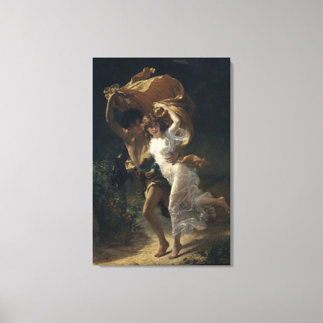 The Storm - Pierre-Auguste Cot Canvas Print (Front)