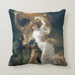 The Storm Pierre Auguste Cot Throw Pillow