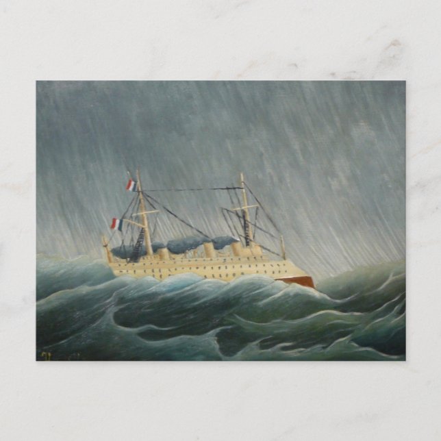 The Storm Tossed Vessel Postcard (Front)