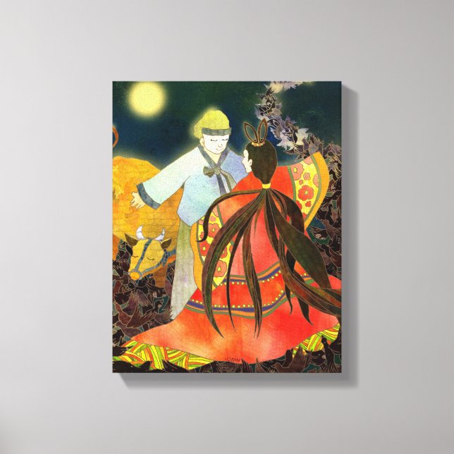 The Story of Chilseok in Korea Canvas Print (Front)