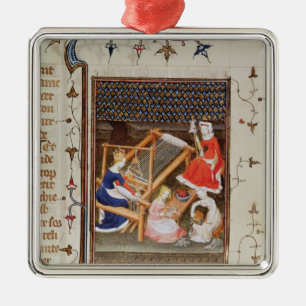 The Story of Gaia, from `De Claris Mulieribus' Metal Ornament