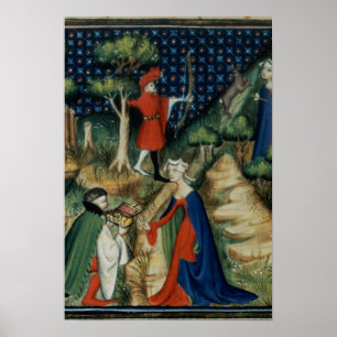 The Story of Procris, from `De Claris Poster