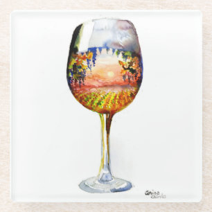 The story of wine glass coaster