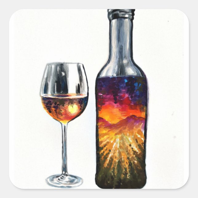 The story of wine wine label (Front)